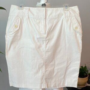 Old Navy White Cotton Skirt Size 6